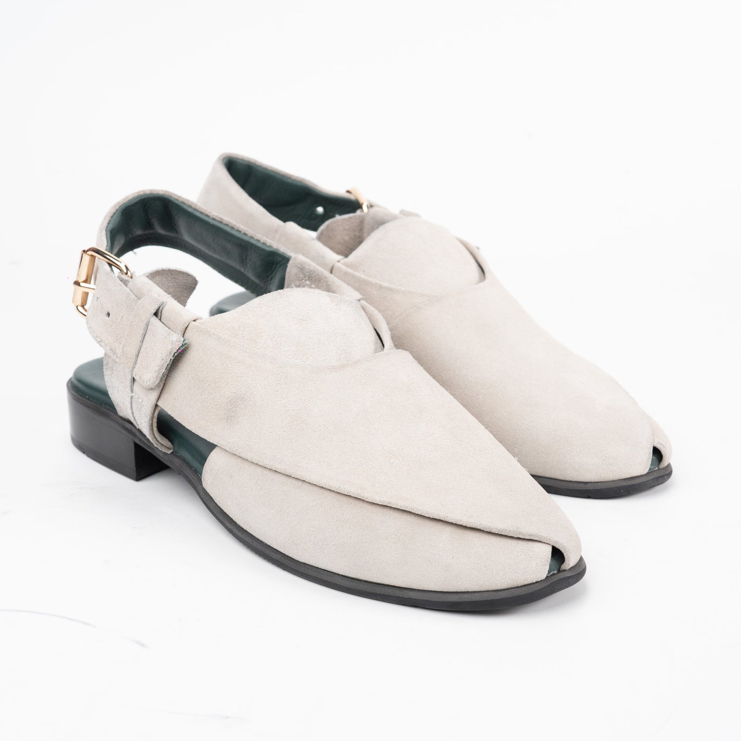 Nova White suede