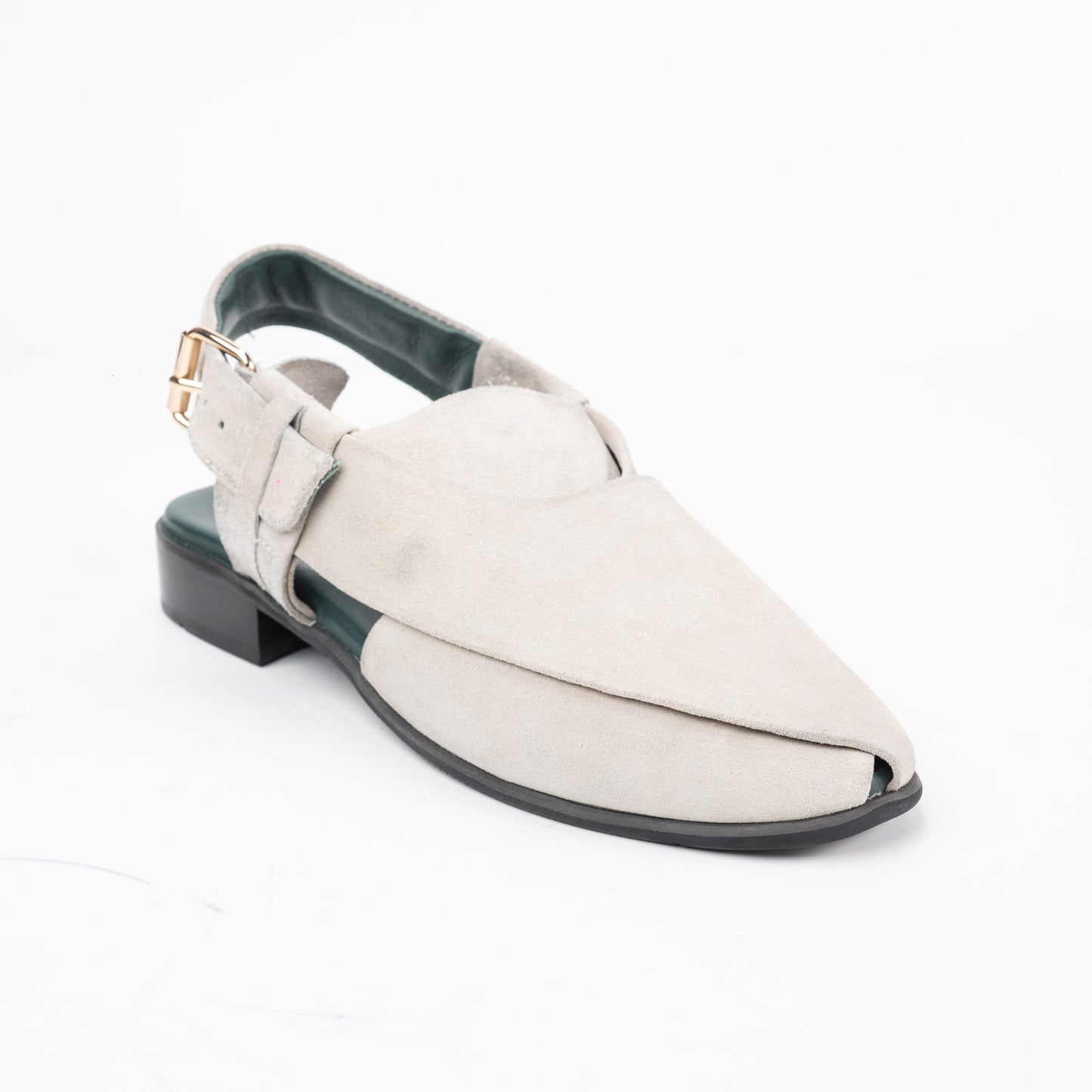 Nova White suede