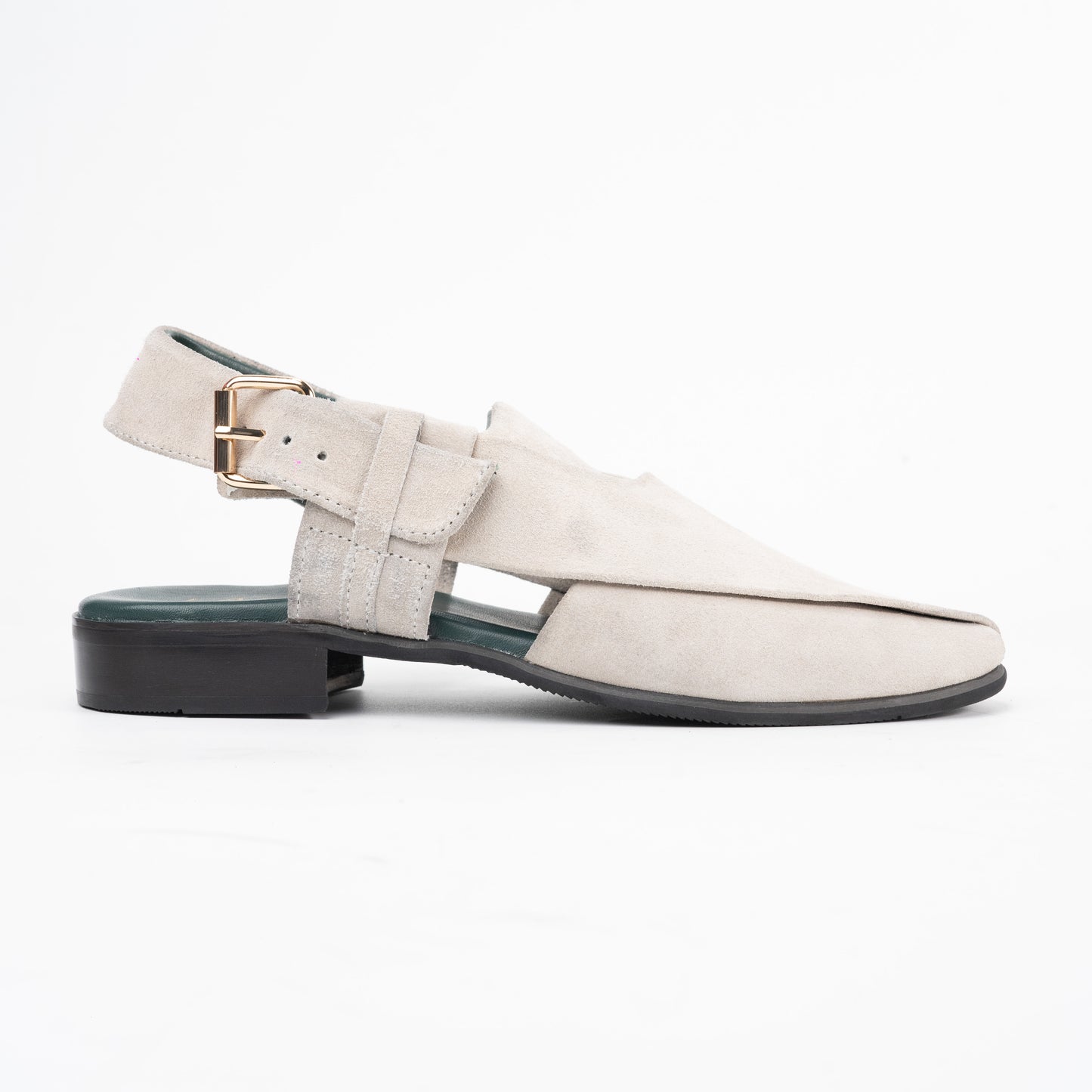 Nova White suede