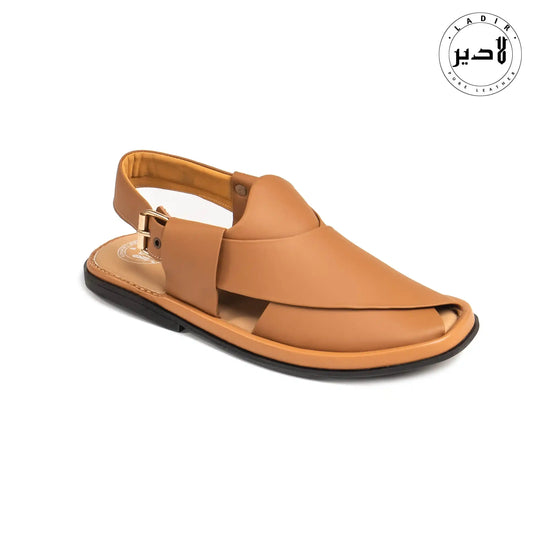 ROUND PERU Peshawari Chappal – Stylish round-toe Kaptaan Chappal design
